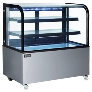 Omcan 48" Two (2) Shelf Non-Refrigerated Dry Bakery Display Case, 14.1 cu.ft (400 L)