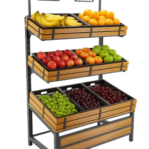 54'' Fruit & Vegetable Single Side Rack
