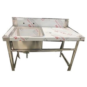 47'' CHEF One Tub with Centre Drain & Right Drainboard
