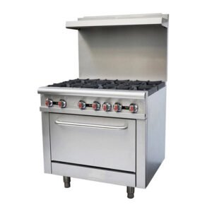 36" Omcan Commercial Gas Range Natural Gas