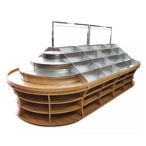 36'' Fruit & Vegetable Display Middle Single Side Rack