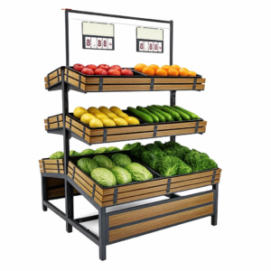 48" Double Side Vegetable & Fruit Rack