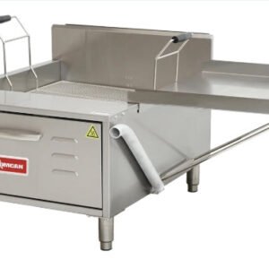 Omcan - 30 lb Natural Gas Funnel Cake/Donut Deep Fryer -