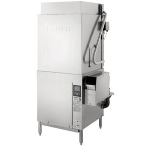 Hobart High Temperature Ventless Dishwasher with Automatic Soil Removal and Booster Heater