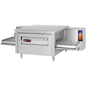 Sierra Range Compact Natural Gas 18" Wide Belt, 30" Cooking Chamber Conveyor Pizza Oven 50,000 BTU