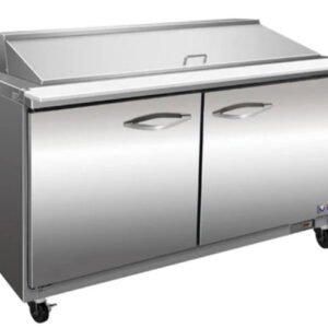Ikon 36.2" Mega Top Refrigerated Prep Table with Two Doors