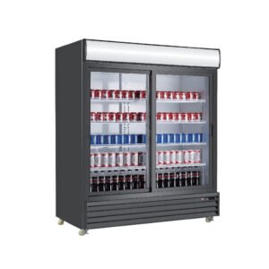 52″ EFI 2 Door Glass Cooler 50 Cu.Ft.