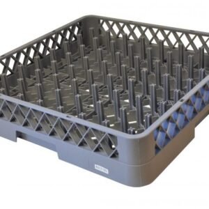 Omcan 9 x 9 Gray Plastic Peg Rack