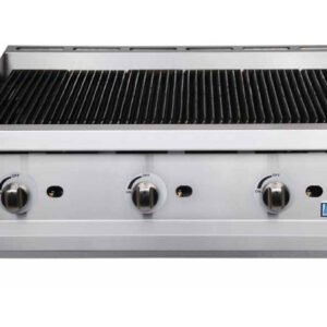 36'' Eurodib Natural Gas Countertop Radiant Charbroiler