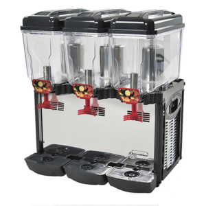 Cofrimell Commercial 3 x 3 Gal Tank Juice Dispenser