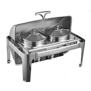 CHEF Stainless Steel Chafing Dish Soup Set with 2 Soup Inserts