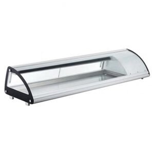 69'' Omcan Sushi Case with Curved Glass -