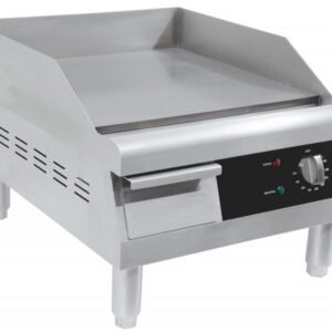 16'' Omcan Countertop Stainless Steel Electric Griddle