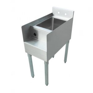 Omcan Stainless Steel Underbar Blender Station with Dump Sink