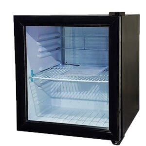 13'' Omcan Black Countertop Display Refrigerator 0.7 Cu.Ft -