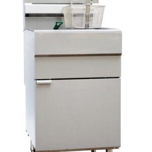 Omcan Propane Gas Floor Fryer with 150000 BTU