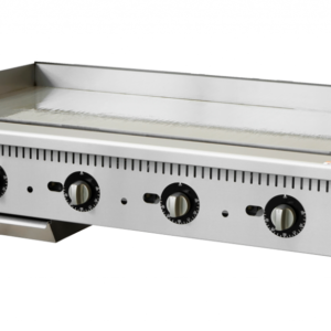 Omcan 48″ Countertop Gas Griddle 4 Burners with Thermostatic Control – 112000 BTU