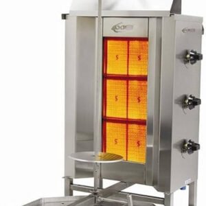 Axis 90 lb Gas Vertical Broiler 3 Burner