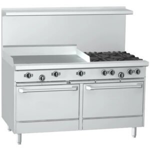 EFI 48″ Natural Gas Range With 4 Burner & 24″ Griddle