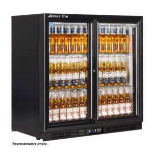 36''Alaska-Line Double Swing Door Back Bar Cooler