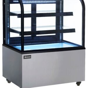 Omcan 36" Two (2) Shelf Non-Refrigerated Dry Bakery Display Case, 10.4 cu.ft (295 L)
