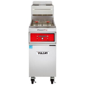 Vulcan Floor Model Gas Fryer No Built-In Filtration System 50LBS Capacity