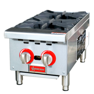 Omcan 12″ Hot Plate with 2 Burners