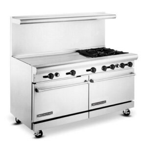 American Range 60″ Natural Gas Range With 36″ Griddle & 4 Burner