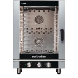 Turbofan Full Size 10 Tray Manual Electric Combi Oven
