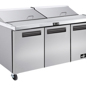 72″ EFI 3 Door Sandwich Prep Refrigerator