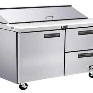 EFI 60″ Sandwich Prep Refrigerator With 1 Door & 2 Drawers