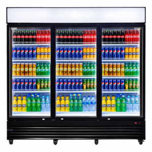 Alaska-Line 78'' Three Glass Door Cooler 62 Cu.Ft.