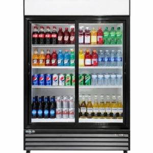 Kool-It 52" Double Sliding Glass Door Display Cooler 40.8 Cu. Ft.