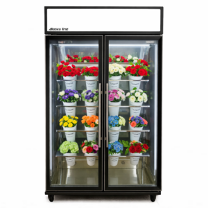 Alaska-Line Floral Showcase Refrigerator 54'' - Special Cooling System For Flowers 53.4 Cu.Ft.