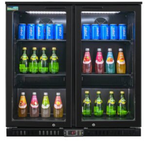 Alaska Line Glass Double Door Back Bar Cooler