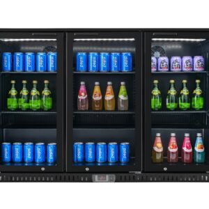 53'' Alaska-Line Back Bar Three Door Cooler Sliding Door