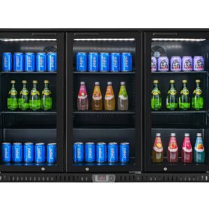 53'' Alaska-Line Back Bar Three Door Cooler Sliding Door