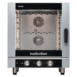 Turbofan Full Size 7 Tray Manual Electric Combi Oven