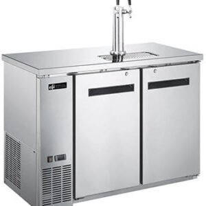 EFI 48″ Stainless Steel Beer Dispenser Refrigerator With Single Tab Tower