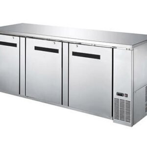 90″ EFI Triple Door Stainless Back Bar Refrigerator