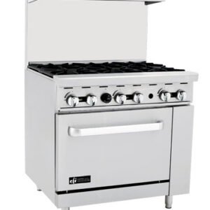 EFI 36″ Propane Range With 6 Open Burner