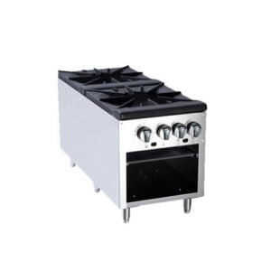 EFI Natural Gas Double Burner Stock Pot Range