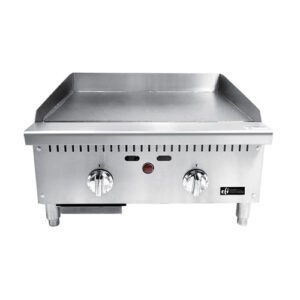 EFI 24″ Thermostatic Natural Gas Griddle