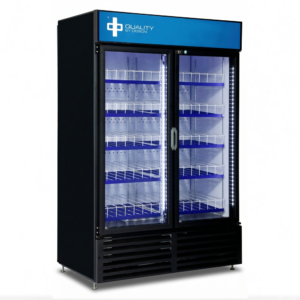 QBD 52" Double Glass Swing Door Cooler
