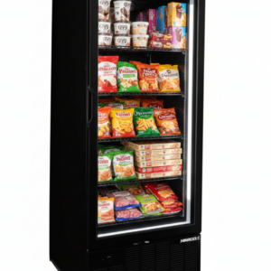 Habco Single Glass Swing Tall Door Merchandiser Freezer