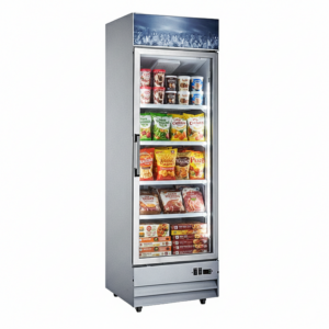 27" Omcan Single Glass Door Freezer