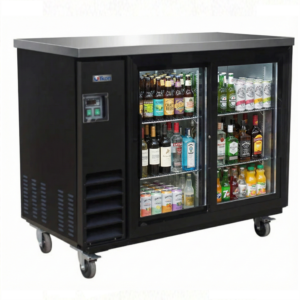 Ikon 49.1" Two Sliding Glass Door Bar Cooler - 12 Cu.Ft.