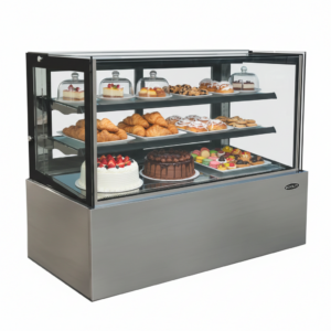 Kool-It 35" Floor Model Full Service Refrigerated Display Case 10 Cu. Ft. -
