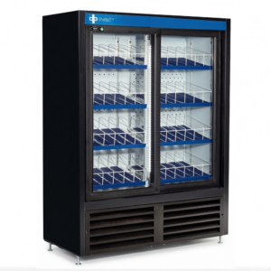 QBD 47" Double Glass Slide Door Cooler