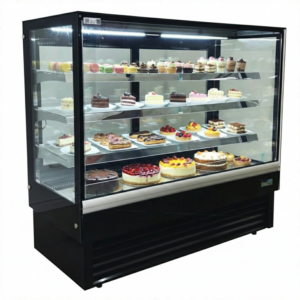 Alaska-Line 60'' Rectangle Glass Pastry Display Cooler -